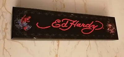 Ed Hardy Christian Audigier T-bar Closure Charm Bracelet. New In Box. • $118.28