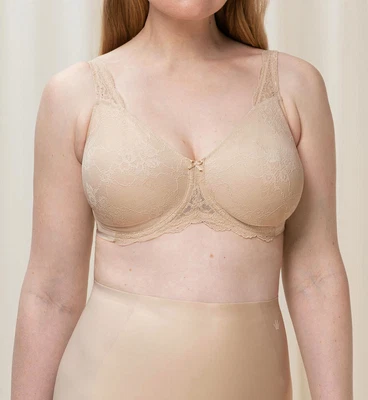 $55.96 • Buy Contouring Sensation Beige Minimiser Bra, Sizes 10D - 20F, Triumph Lingerie