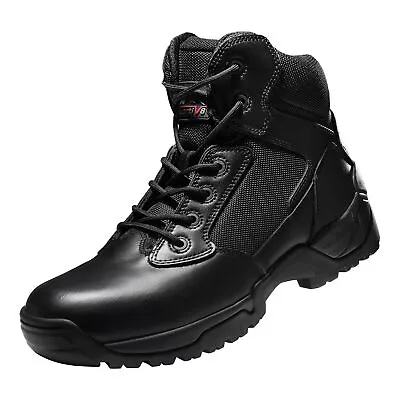 NORTIV 8 Men's Military Tactical Boots Motorcycle Combat Ankle High Work Shoes • $47.99