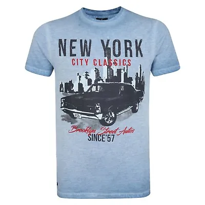 £6.21 • Buy Men's Cotton Graphic New York City Classic Print T-Shirt Short Sleve Printed Top
