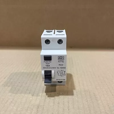 MK Sentry - K5716s - 16a 30mA Double Pole RCD - New In Box - Free Postage • £39.99