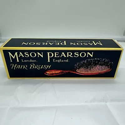 Mason Pearson Pocket Bristle Hair Brush B4 Dark Ruby • $84.99