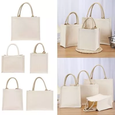 DIY Hand Drawn Canvas Bag Foldable Handbag Reusable Shopping Bag • $15.90