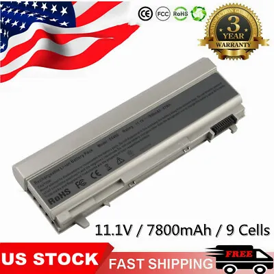 6/9 Cells Battery For Dell Latitude E6400 E6410 E6500 E6510 PT434 W1193 4M529 • $15.99