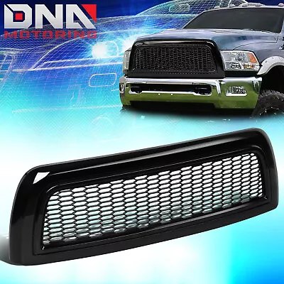 $101.88 • Buy For 2010-2018 Ram 2500 3500 Gloss Honeycomb Mesh Front Bumper Grille Grill Frame