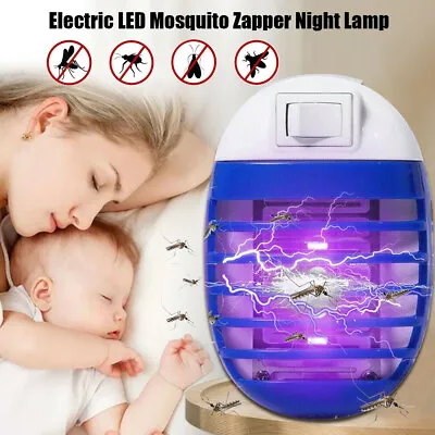 £9.45 • Buy 2x Electric UV Lamp Mosquito Killer Insect Fly Zapper Bug Trap Catcher Light UK
