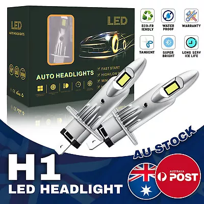 H1 LED Headlight Globe 6500K High Low Beam Driving Lamp Bulb 16000LM White OZ • $35.98