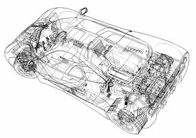 A3 McLaren F1 Cutaway Drawing Wall Poster Art Picture Print • £5.95