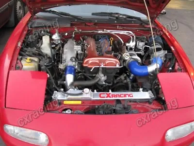 CXRacing Turbo + Intercooler Kit For 89-93 Mazda Miata 1.6L Engine • $3698