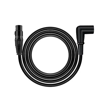 XLR Cable XLR Microphone Cable 3 Pins Right Angle Male To Female Balanced Cord • $12.95