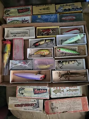 Antique Vintage Fishing Lures Lot • $120