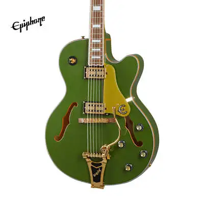 Epiphone Emperor Swingster Hollowbody Electric Guitar - Forest Green Metallic • $811.69