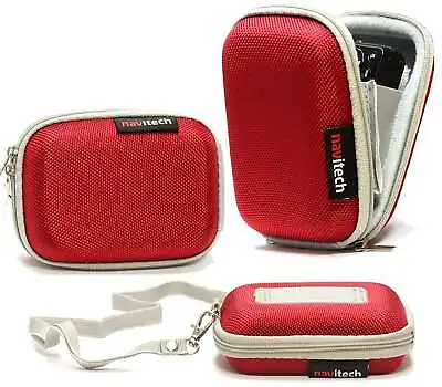 Navitech Red Case For Canon IXUS 185 Digital Camera • $30.18