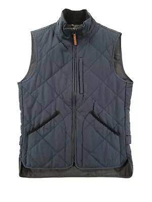 Mens J. Crew Outerwear NX-631 Sussex Vest Size XS Blue Quilted • $59.99