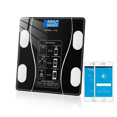 $44.86 • Buy Weighing Scale Bluetooth Body Fat Escamas Smart Electronic Composition Analyzer