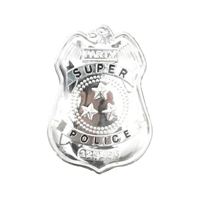 FBI Police Cop Detective Agent Officer Super Badge Costume Accessory • $7.50