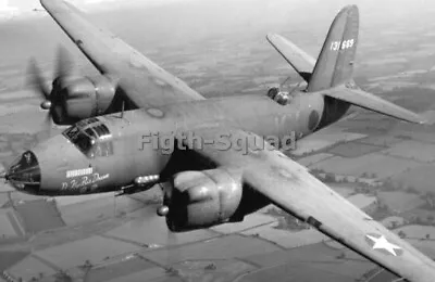 WW2 Picture Photo American Bomber B-26 Martin Marauder  4737 • $5.95