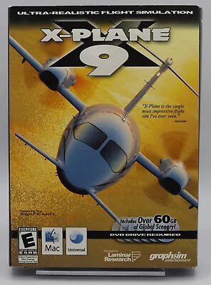 X-Plane 9 (Apple 2008) NEW/SEALED • $39.99