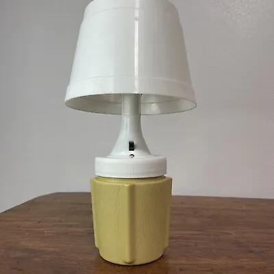Vintage 1970s Ray O Vac RayOVac Portable Camping Light Table Lamp No Tan • $19.99
