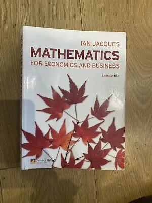 Mathematics For Economics And Business • £3.10