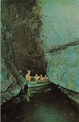 Postcard Boat Ride In Spook Cave Near Monona Iowa • $5.55