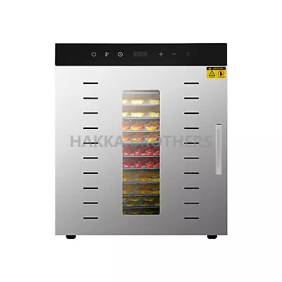 $388.04 • Buy Hakka Commercial 12 Tray Food Dehydrator Electric Meat Fruit Jerky Dryer Machine