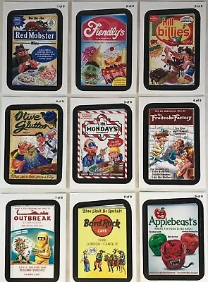 Wacky Packages All New Series 11 (ans11) Rude Foods Set (9) • $14.95