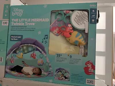 The Little Mermaid Twinkle Trove Light-Up Musical Baby Activity Gym • $55