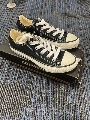 Youth Converse Size UK 12 EU 30 3J794C Black Allstar Low Top BNIB Boy Girl BNIB • £25.99