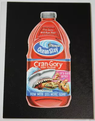 WACKY PACKAGES 2013 ANS11 BLACK CANVAS Card #54  Cran Gory  • $2.25