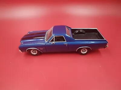 Motormax 1/24 Diecast 1970 Chevy El Camino SS396 Blue #79347 • $18.50