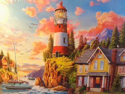 3000 Piece Jigsaw Sea Ocean Scape Lighthouse Educa Spain Still Sealed / Unused • £9.99