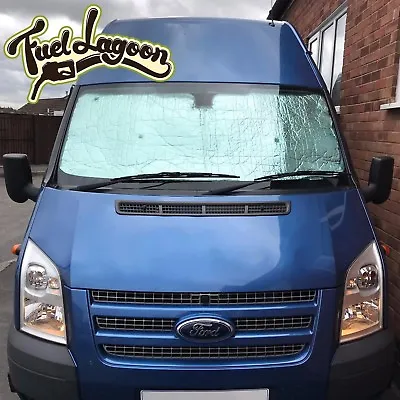 Thermal Window Screen Blinds 3 Set Camper Van Ford Transit MK7 Motorhome Silver • $94.72