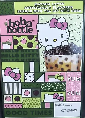 Hello Kitty Boba Bubble Milk Tea Kit Green Matcha Flavor • $20