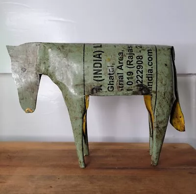 Metal Folk Art Animal Horse Donkey • $55