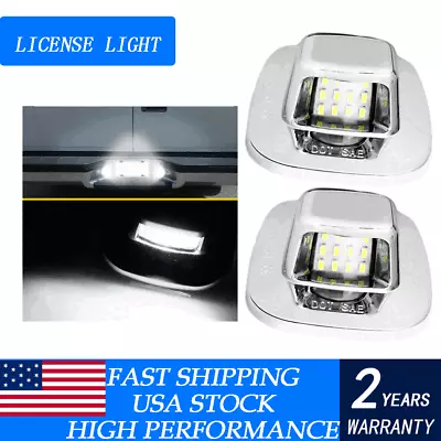 1Pair License Plate Light LED Lamp Bright For 1988-2000 Chevy Blazer S10 Black • $13.29