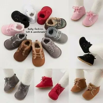 Shoes Baby Cotton Anti-slip Snow Crib Booties Newborn  Warm New Winter  Shoes • $21.32