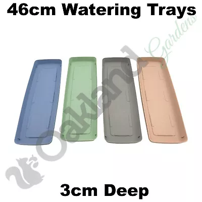 46cm Watering Trays Windowsill Drip Tray Saucer For Plant Pot Seeds Planter • £8.75