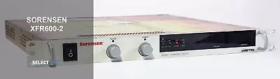 Ametek (sorensen / Xantrex) Xfr600-2 Power Supply 0-600v 0-2a 1200w (ref 301m) • $325