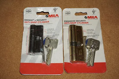 Euro Cylinder Barrel UPVC Front Door Lock 6 Pin Anti Snap Mila BreakSafe • £12.99