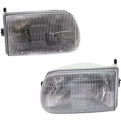 Headlight Set For 94 95 96 97 Mazda B2300 Left And Right With Bulb 2Pc • $89.37