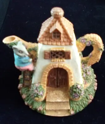 Vintage Miniature Mouse Teapot. Rare Find. 3.25 X 3 In • $9