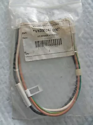 New Genuine Viking VK039247-000 ICEMAKER WIRE HARNESS 039247-000 Free Ship • $27.99