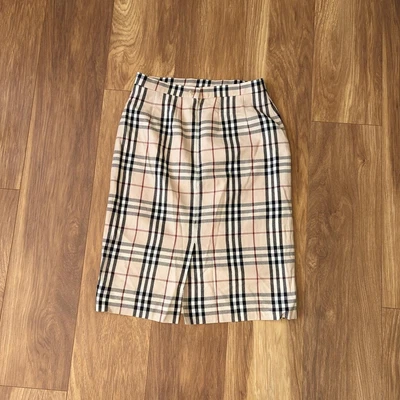£99.99 • Buy Burberry London Nova Check Skirt Size Uk 12
