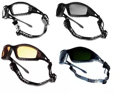 Bolle Tracker II Safety Glasses Goggles Anti Mist & Scratch + Case Bag 2510 • £29.69