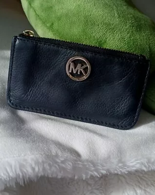 Michael Kors  Black Leather Coin Purse ZIP • £7.88