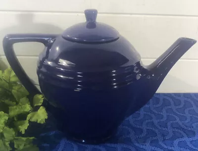 Vintage Pacific Pottery Teapot #447 Blue Hostess Ware California • $89.99