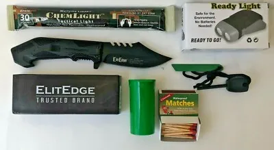 Knife Fire & Light Kit Emergency Survival Camping Doomsday Prepper Bug Out Bag • $29.99