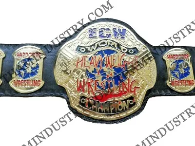 ECW 4MM HARDCORE World Wrestling Heavyweight Champion Belt (Replica) • $274.99