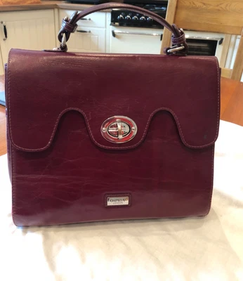 £15 • Buy OSPREY Fabulous Leather Ox-blood Handbag. 